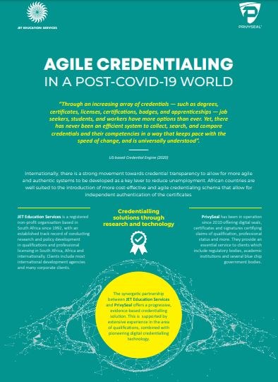 Agile Credentialing in a Post COVID-19 World Agile Credentialing in a Post COVID-19 World