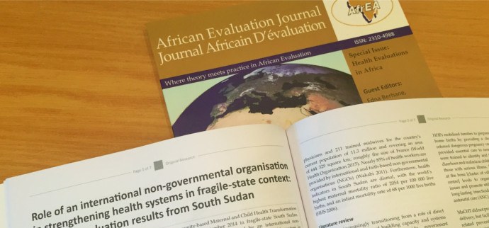 Latest Journal: African Evaluation Journal Vol 8, No 1 (2020) Latest Journal: African Evaluation Journal Vol 8, No 1 (2020)