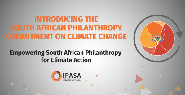 JET signs the South African Philanthropy Commitment on Climate Change pledge