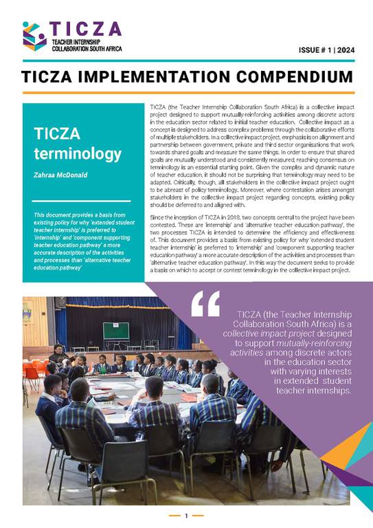 TICZA Implementation Compendium Issue #1