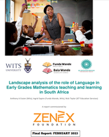 Landscape analysis of the role of Language in Early Grades Mathematics teaching and learning in South Africa