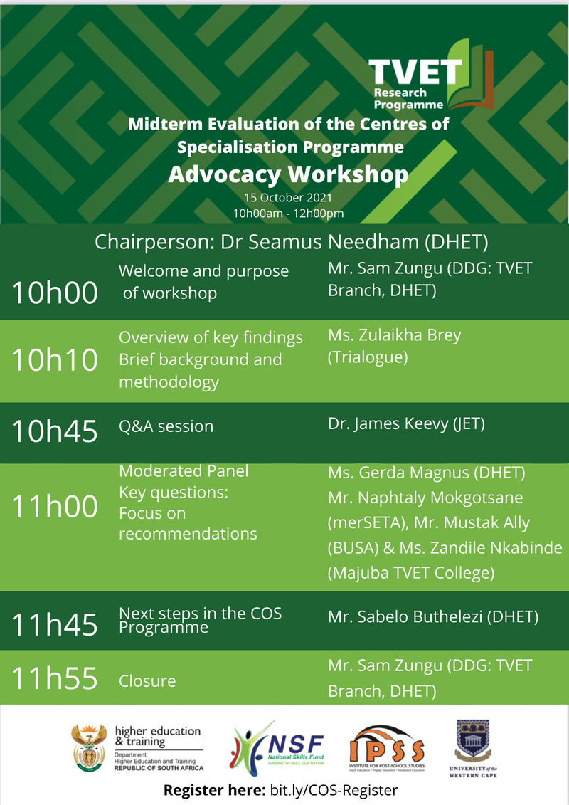 Midterm Evaluation of the Centres of Specialisation Programme
